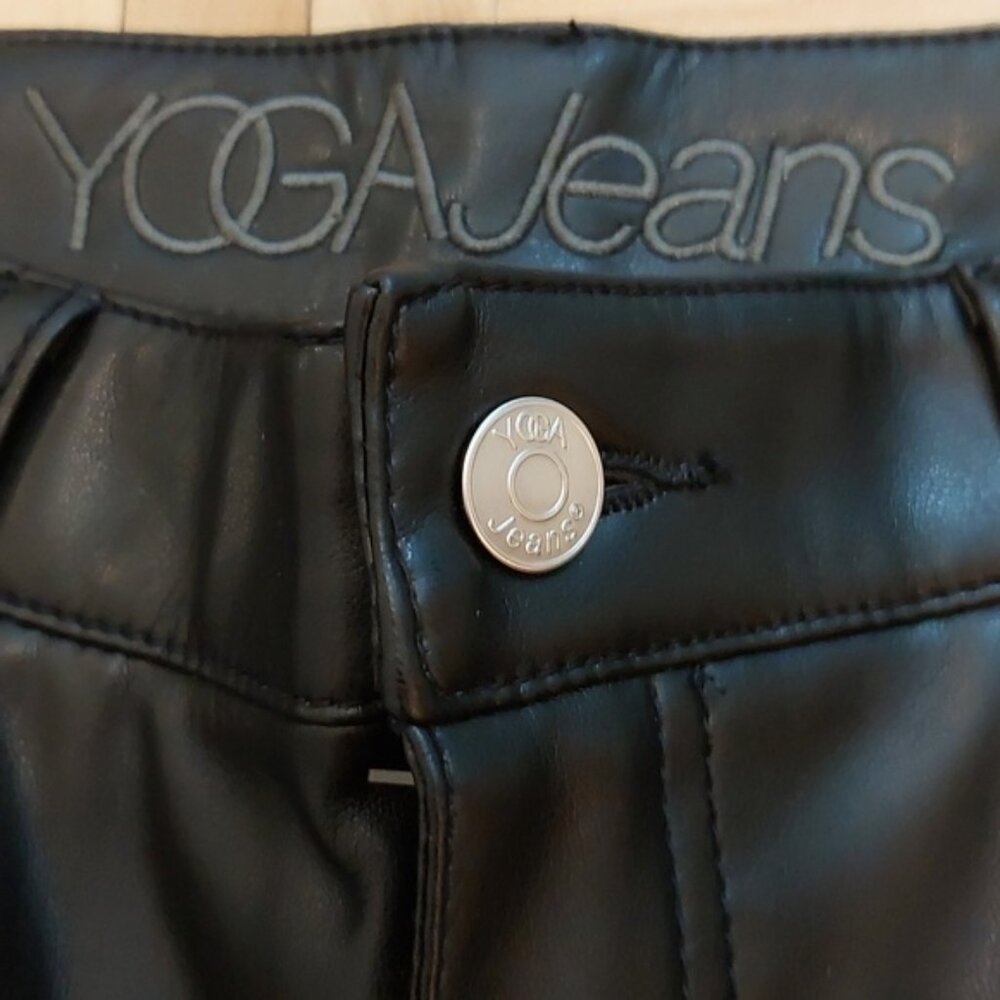 Yoga vegan leather pants size 27 - Picture 3 of 6